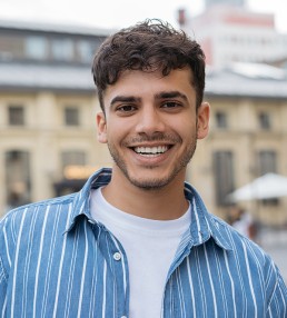 smiling young man