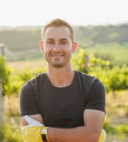 young man farming